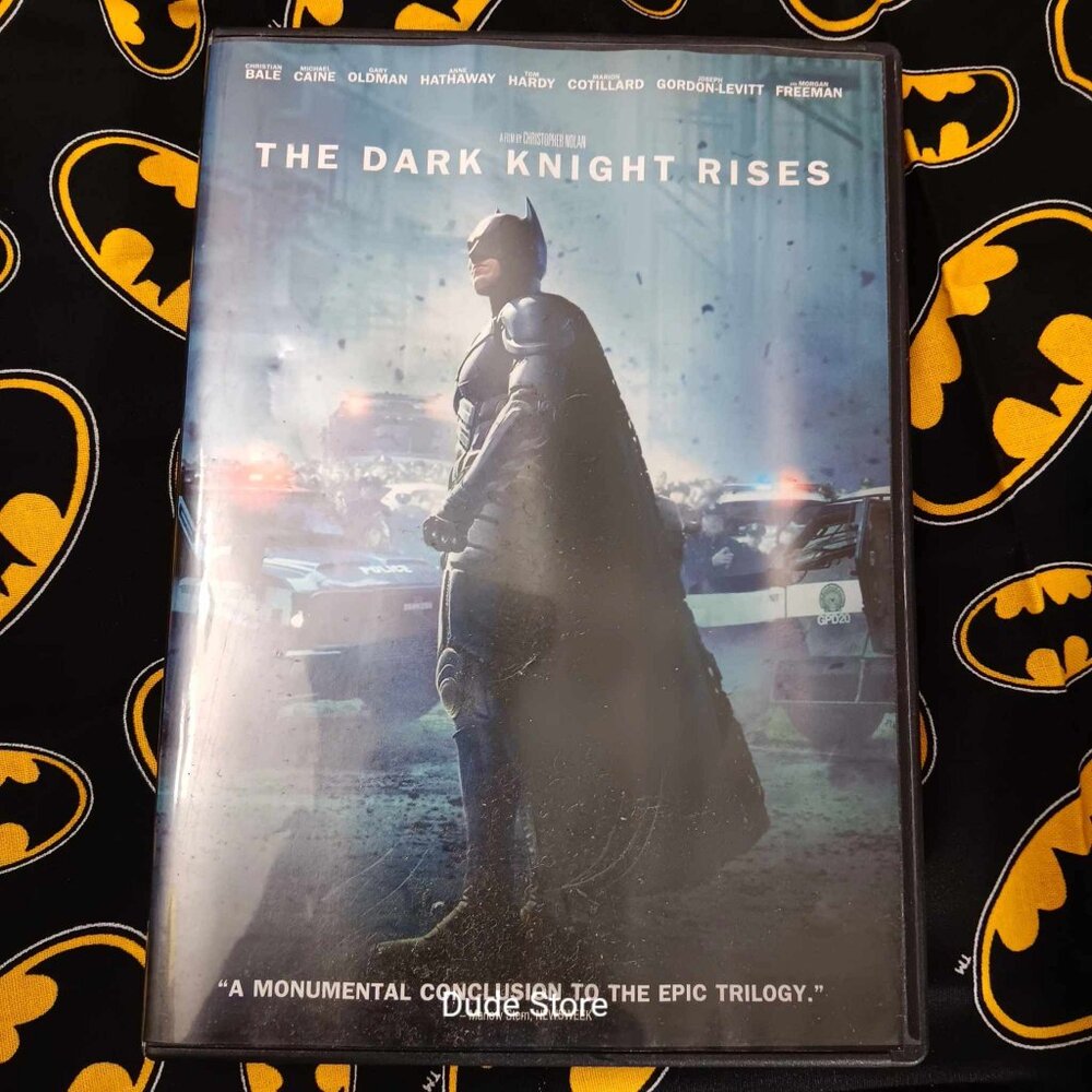 BATMAN - The Dark Knight Rises - Christian Bale - Anne Hathaway - 2012 DVD